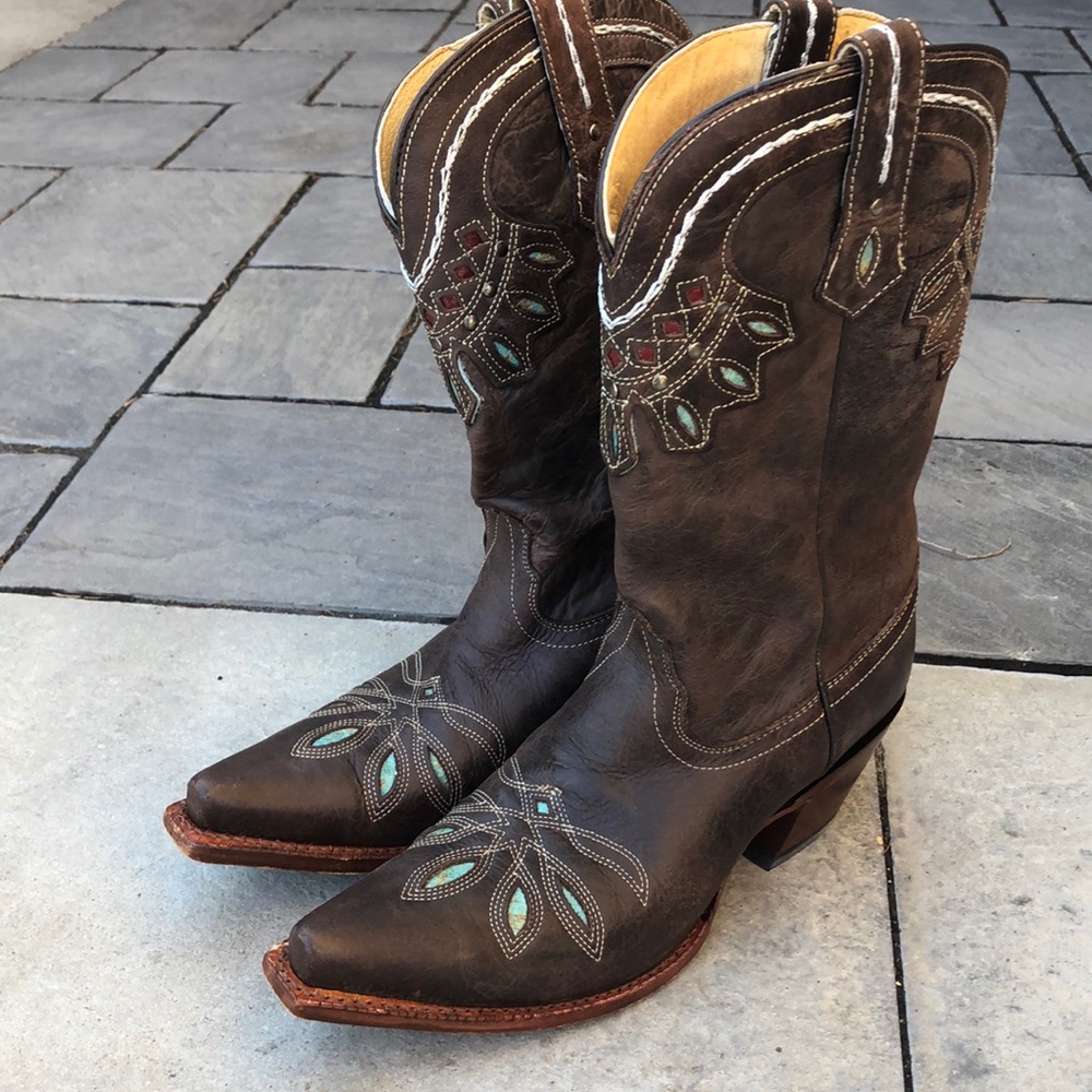 Tony Lama Western Boots Size 8.5